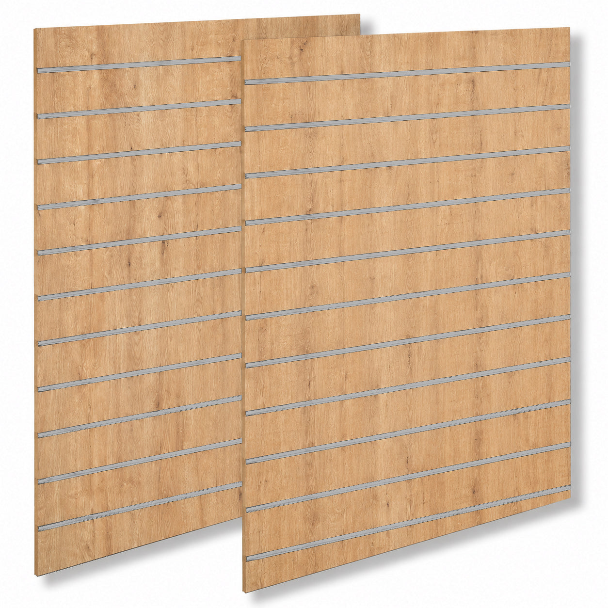 Uurrepaneeli - vakio ( 120 x 240 cm.) - tammi-look alumiinilistoilla
