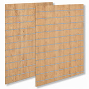 Uurrepaneeli - vakio ( 120 x 240 cm.) - tammi-look alumiinilistoilla