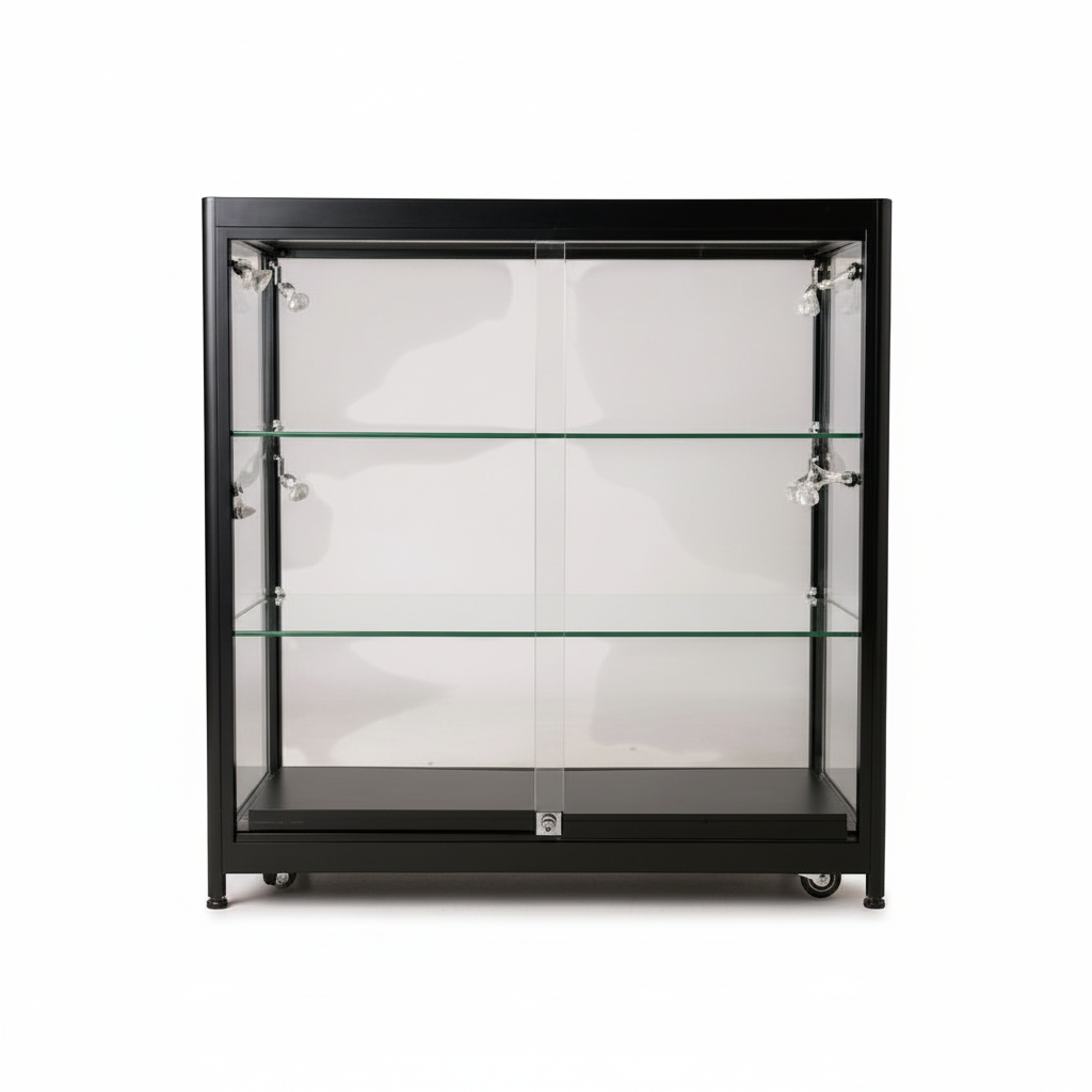 Vitrine H90 - sort - Pisa- lav