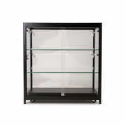 Vitrine H90 - musta - Pisa - matala