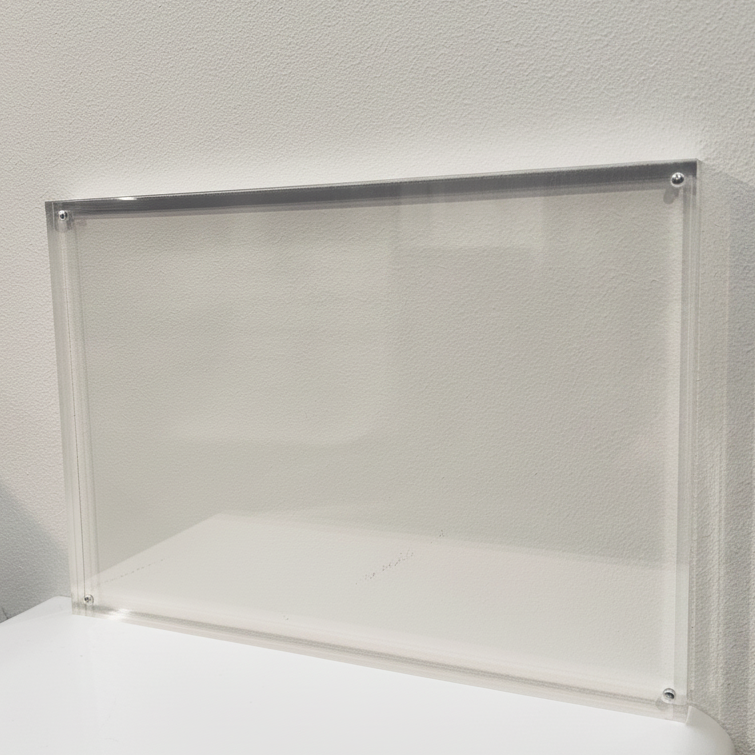 Magneettinen kyltinholder, A3, L 29,5 x S 2 x K 42 cm, kirkas akryyli