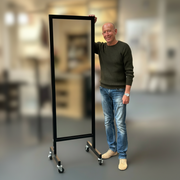 Lattiapeili - Tuplarullapeili - Musta. Vankka malli