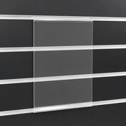 Skilteholder, t/ panel, akryl - A4