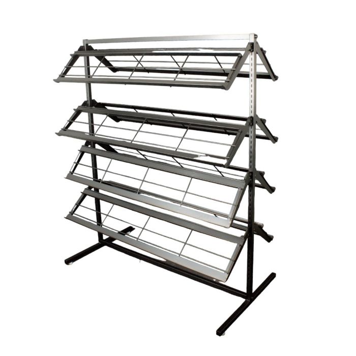 Kenkäteline - kaksipuolinen. Musta