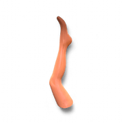 Lasten sukkahousut. Nude-/oranssi muovi.