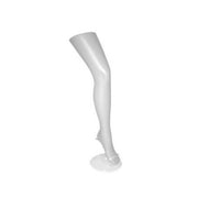Naisten sukkanauhat. Valkoinen, varrellinen, H 67 cm.
