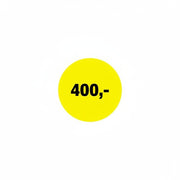 Alennusseula 400 kr. Rulla 500 kpl. Ø 30 mm.
