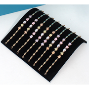 Smykkebakke til armbånd. Sort Flock