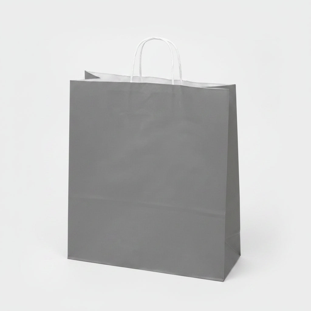 Harmaa paperipussi K44 cm - 50 kpl.