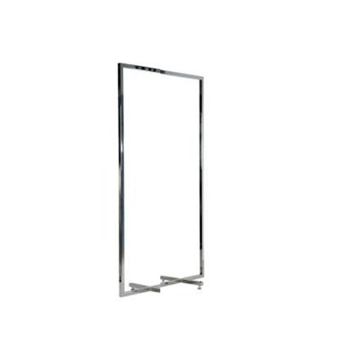 Lattia-vaateripustin 60 cm. Kromi. B-MT