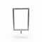 Skilteramme, A5, metal, galvaniseret.