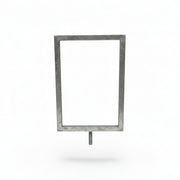 Skilteramme, A5, metal, galvaniseret.