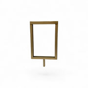 Skilteramme, A6, metal, alu.