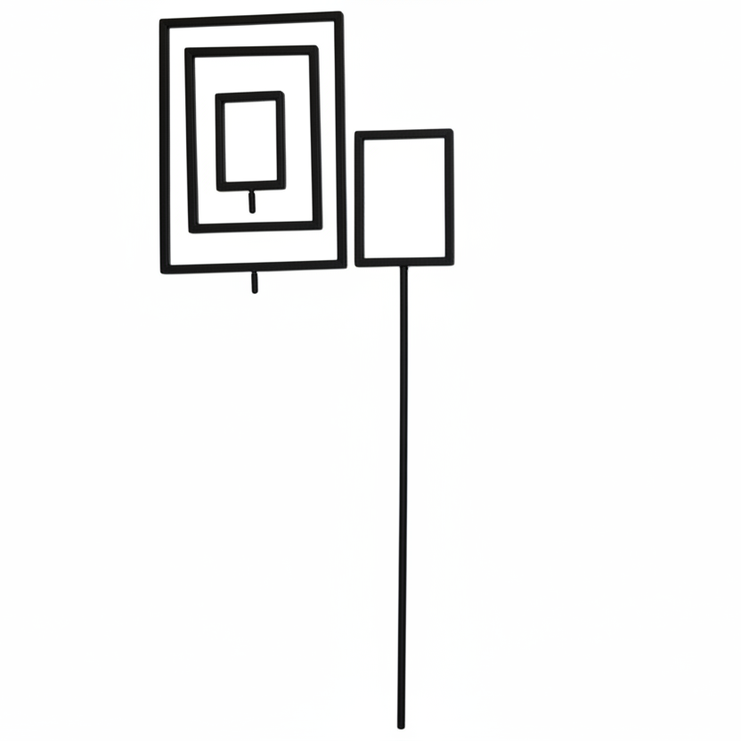 Kyltin jatke musta, 70 cm. M/ 8 mm. Kierre. Joystick-teline.