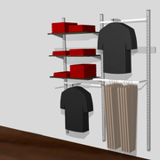 Pipe-line seinä K226 cm L189 cm Ø 60 cm titaani kuten kuvassa.