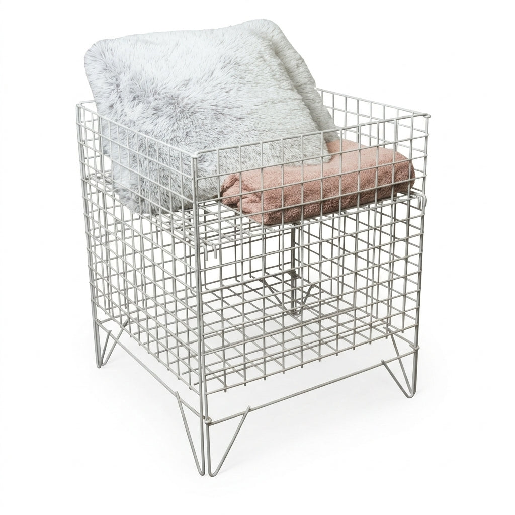 Nancy II myyntikori säädettävällä pohjalla – valkoinen, B61 x D61 x H75 cm