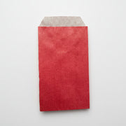 Gavepose, kraftpapir, rød, pk. med 250 stk., 7 x H12 cm