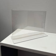 Kyltinpidike, A5 leveä, suora, akryyli, 21 x K15 cm