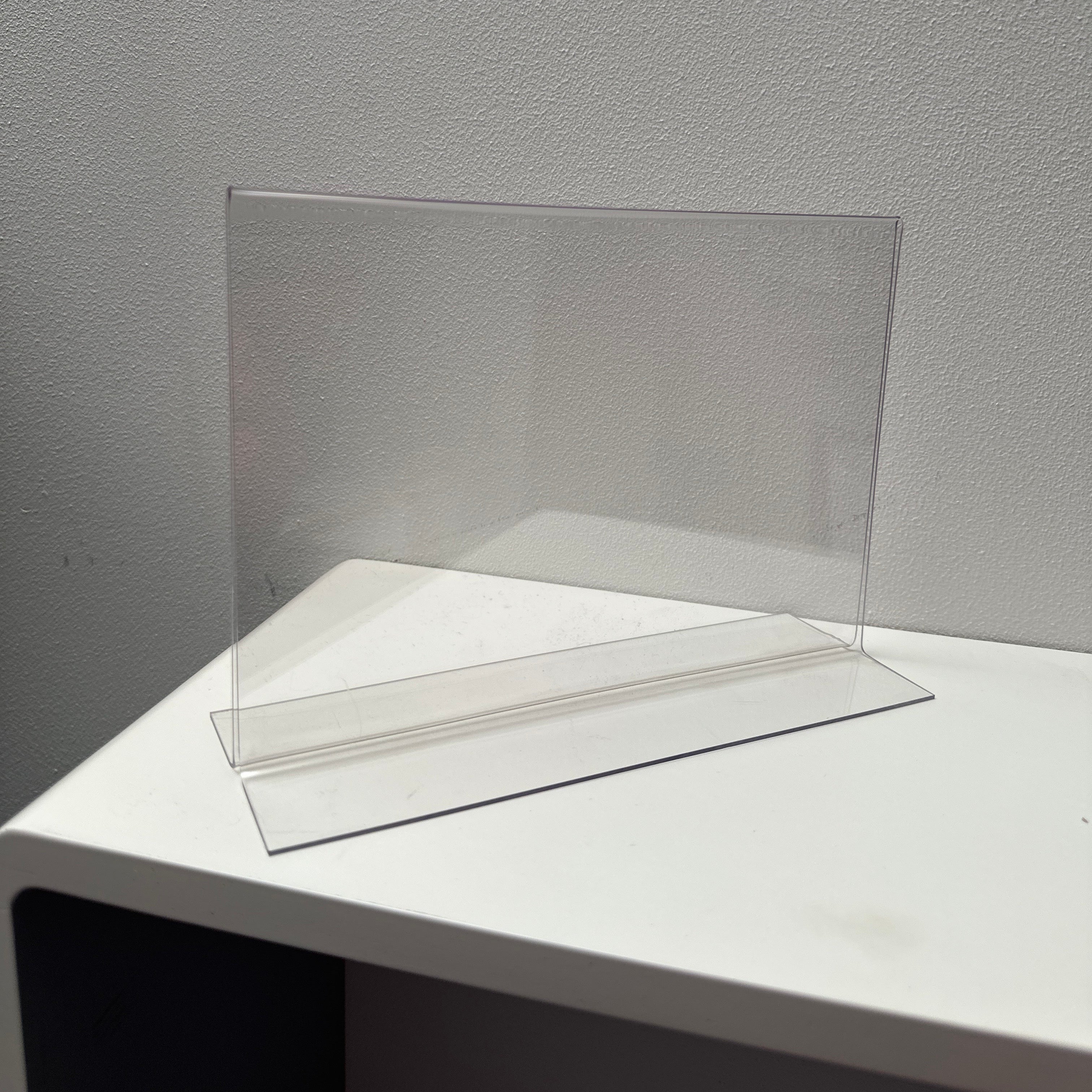 Kyltinpidike, A5 leveä, suora, akryyli, 21 x K15 cm