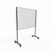 Sort gittergondol med gittermål 90 x 120 cm
