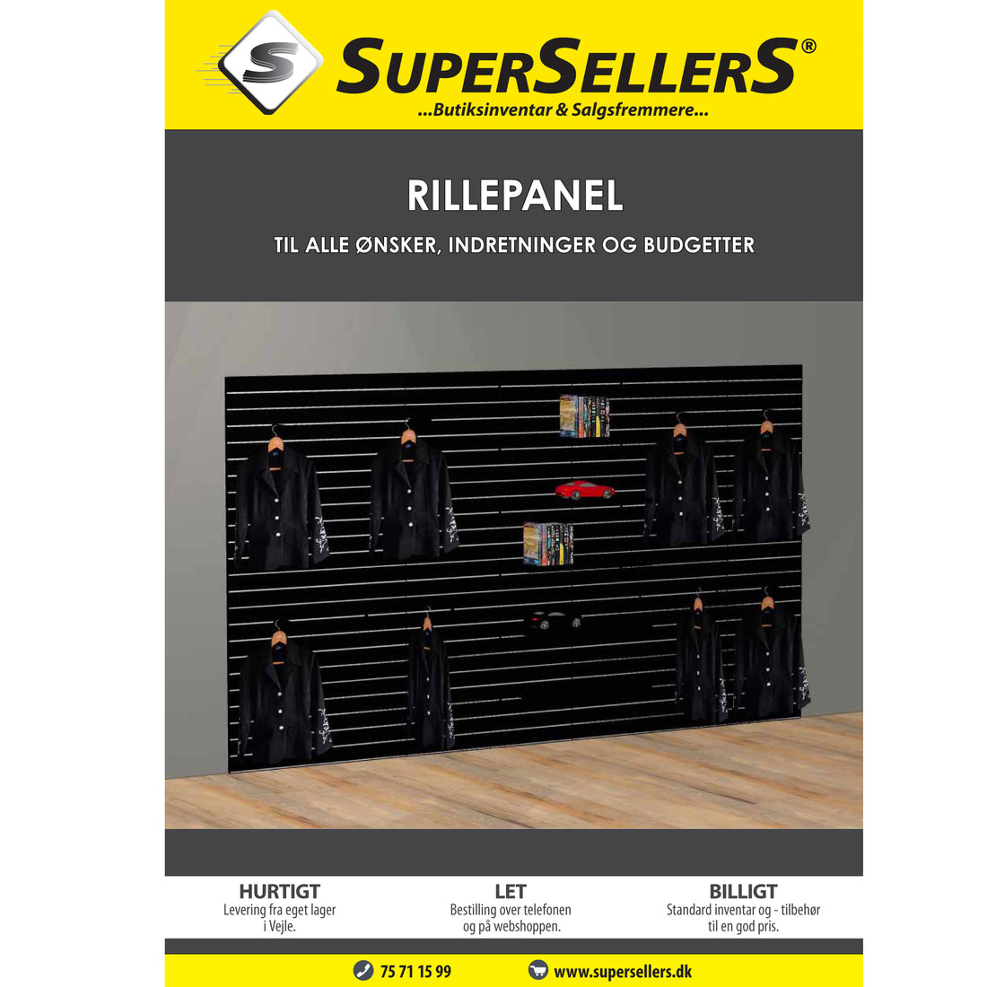 <strong>Rillepaneli ja tarvikkeet</strong>