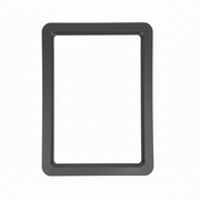 Muovikehys, A6, tummanharmaa