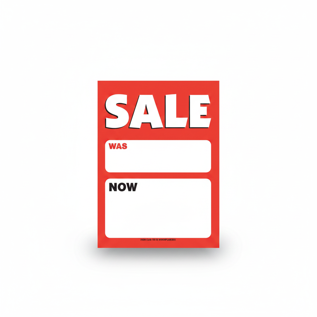 A4 myyntikyltit - SALE - 10 kpl.