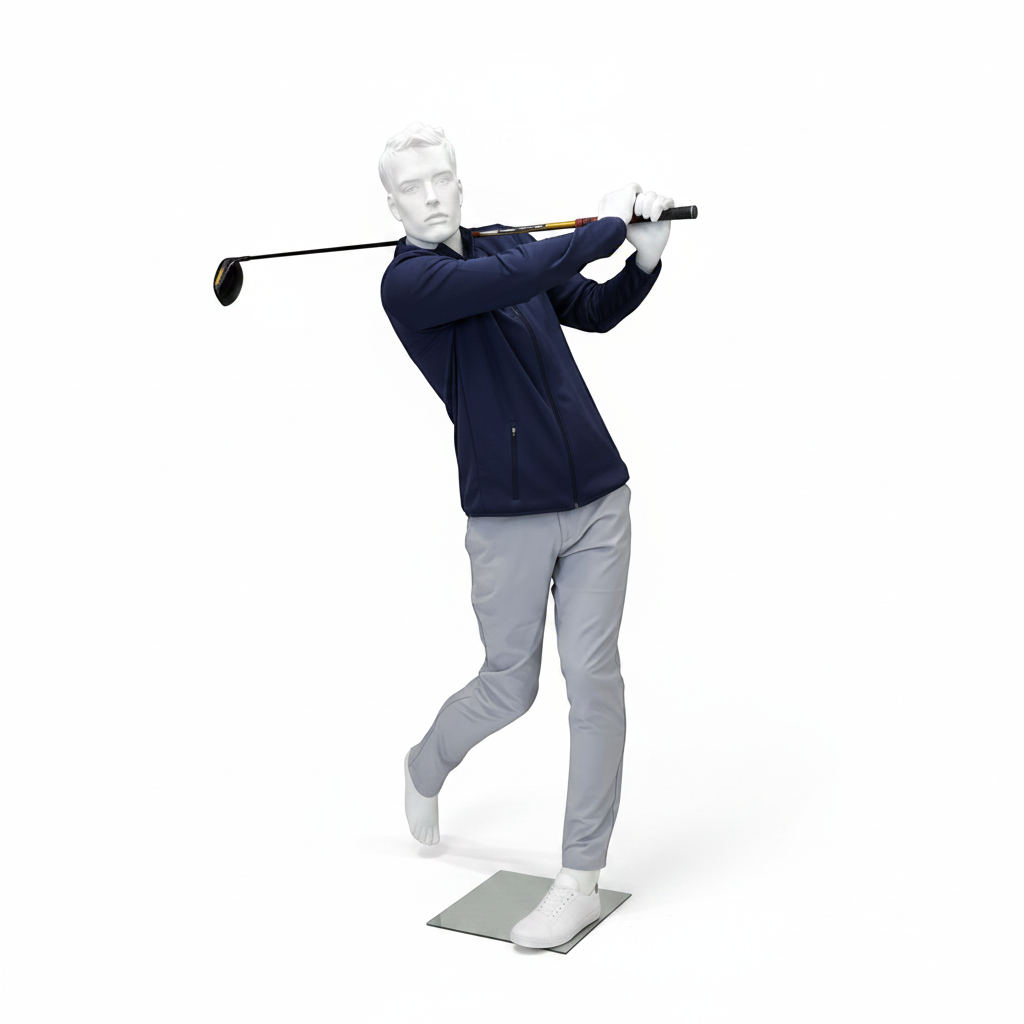 Sport-miessumiesmalli, golf - valkoinen