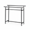 Twin, dobbeltstativ, højdejusterbar, sort, B150 x H122-170 cm