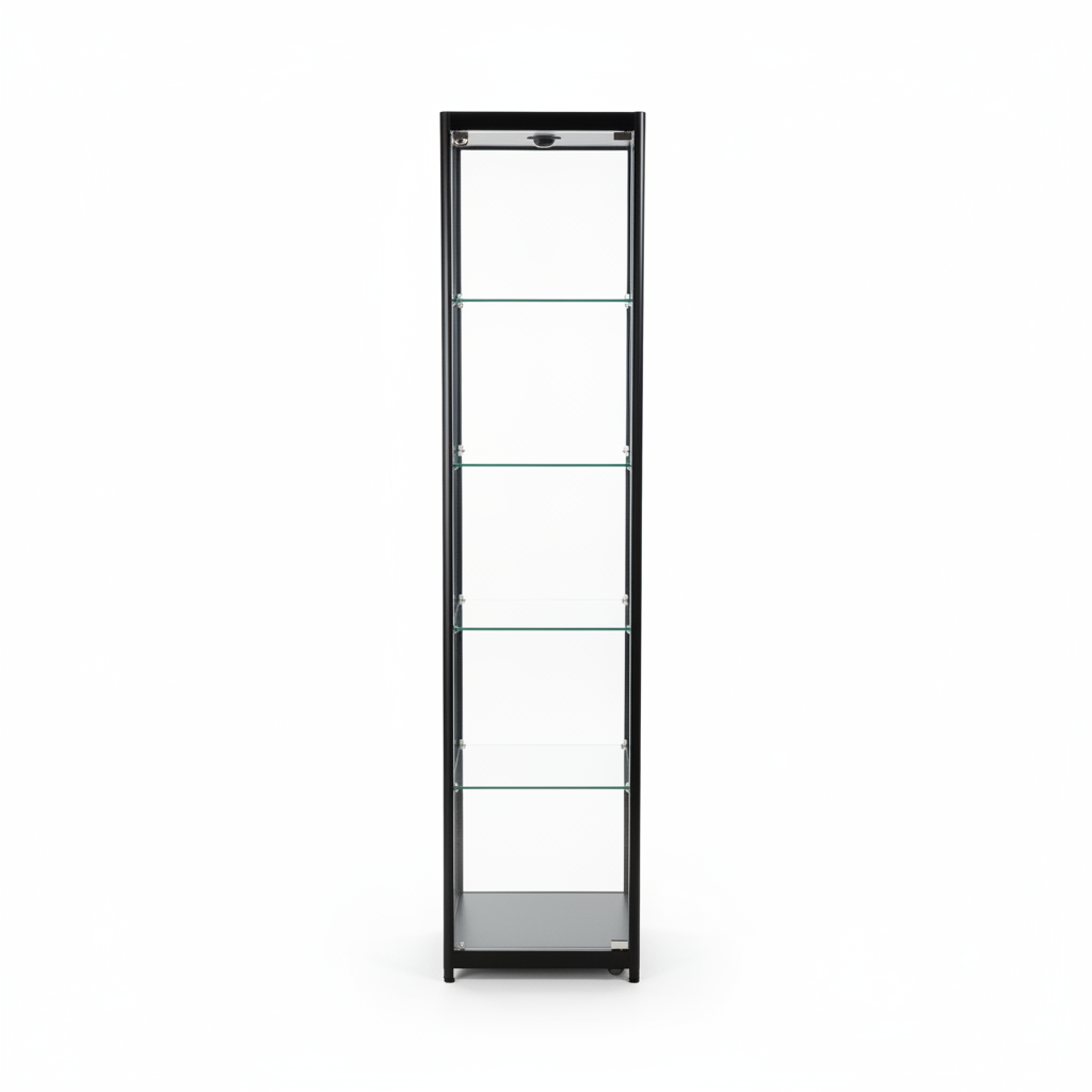 Vitrine H200 - sort - Pisa - smal