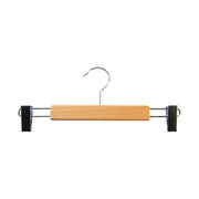Buksebøjle m/ klemmer, natur med krom krog, 30 cm