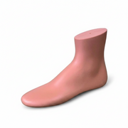 Strømpefod Dame. Nude plast, stående