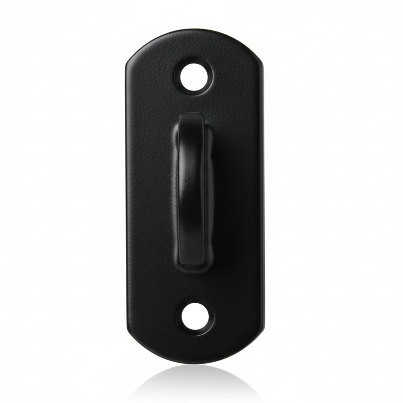 Seinäteline ritilälle - Musta