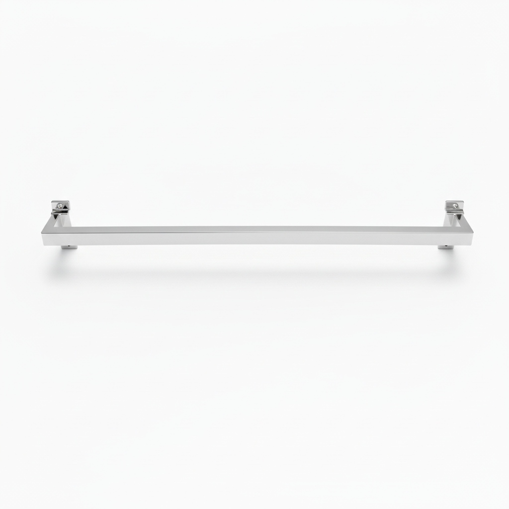 Dekostang, til panel, krom, B60 x D4 cm