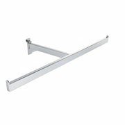 T-pöytäkiinnike paneelille, kromi, L60 x S26 cm