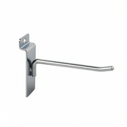 Kulmakoukku paneelille, kromi, 10 cm