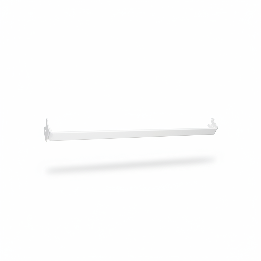 Dekostang 61 cm - Hvid - Superskinne