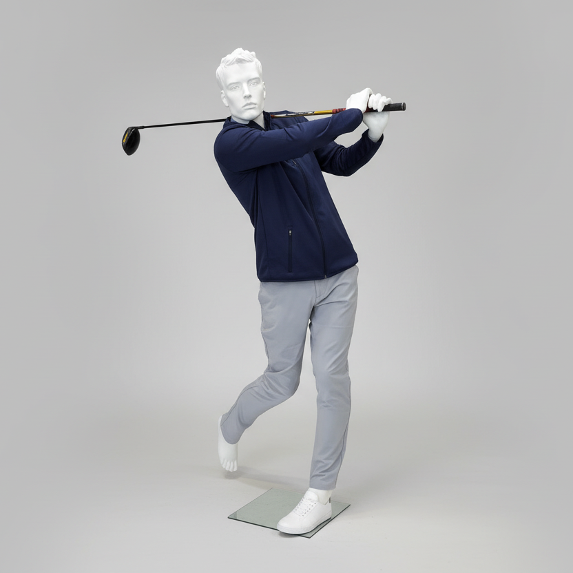 Sport-miessumiesmalli, golf - valkoinen