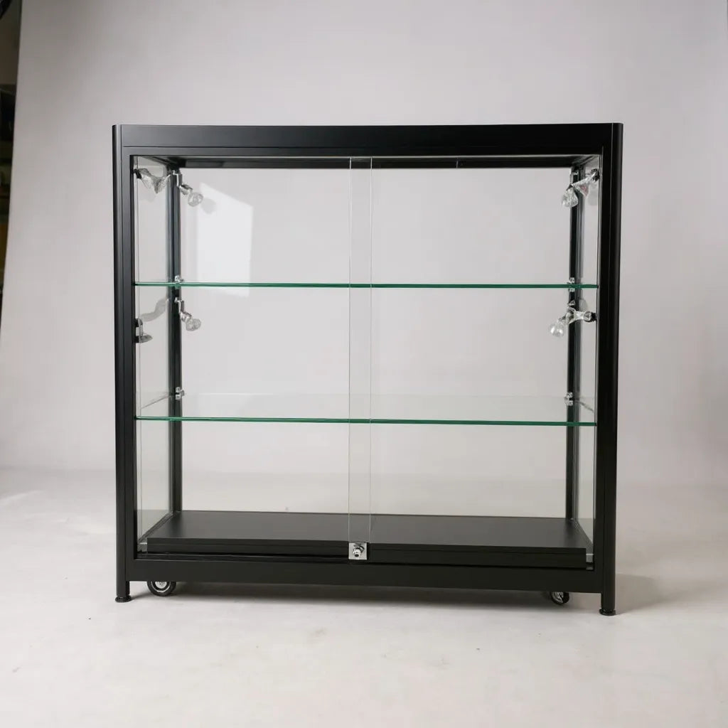 Vitrine H90 - sort - Pisa- lav