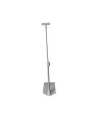 Lysegrå teleskopisk pallestander fod, H33-58 cm