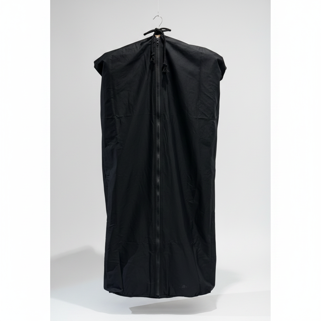 Kollektionspose, med kuffertlukning, H120 cm. med strop
