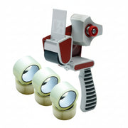 1 kpl. pakkausteippiannostelija ja 6 kpl teippiä