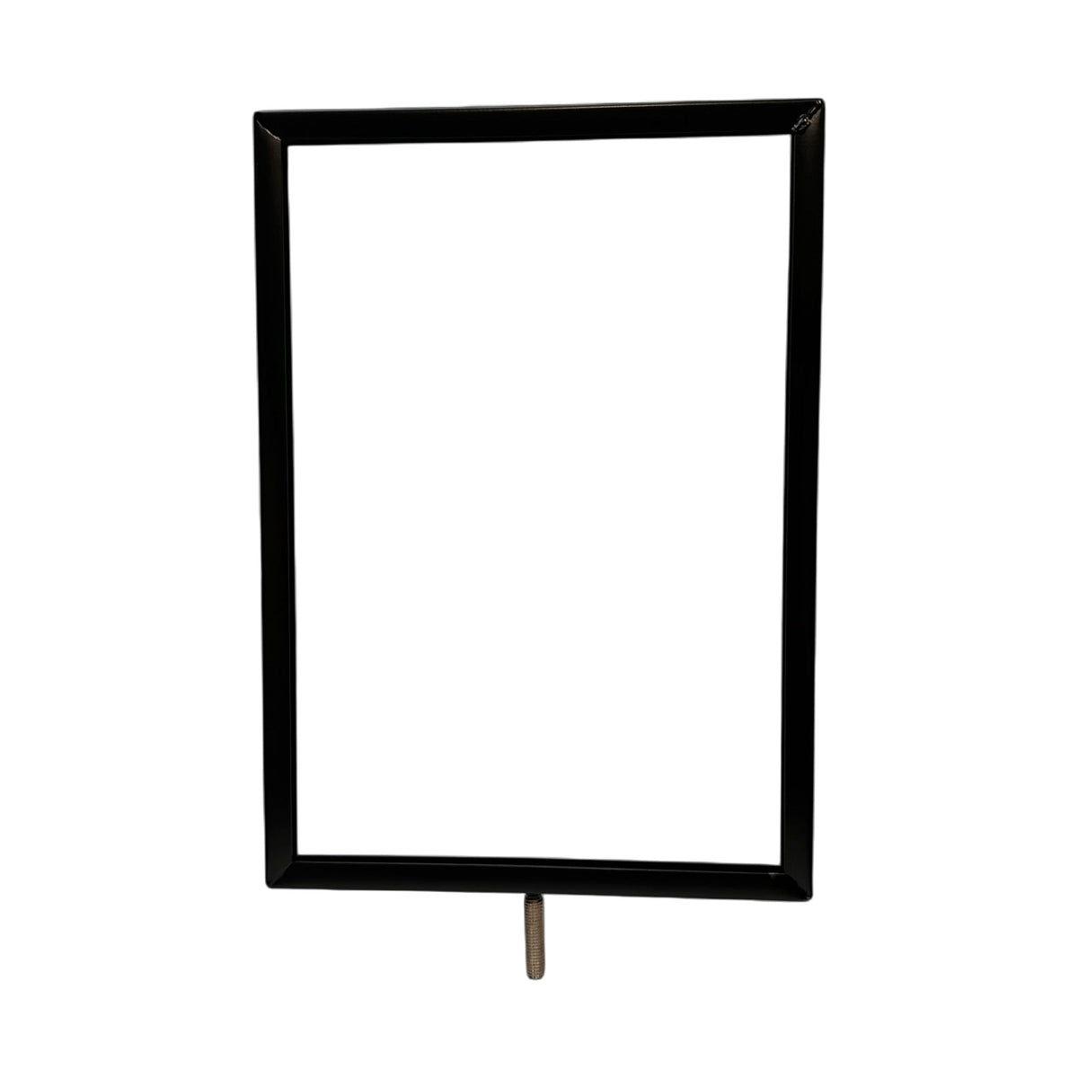 Skilteramme, A4, metal, sort