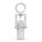 SuperSellerS clear plastic scarf clip with a 5 cm height and swivel hook for organizing accessories and garments.