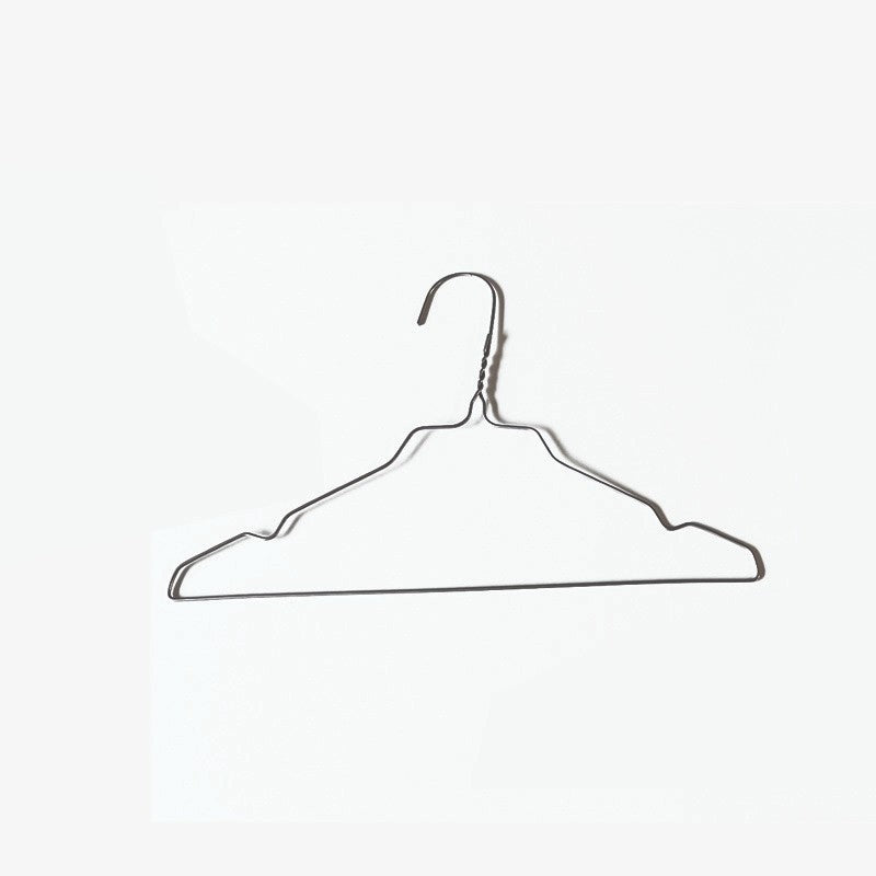 SuperSellerS galvanized metal children's clothes hanger, 33 cm wide with an 11 cm hook for retail display